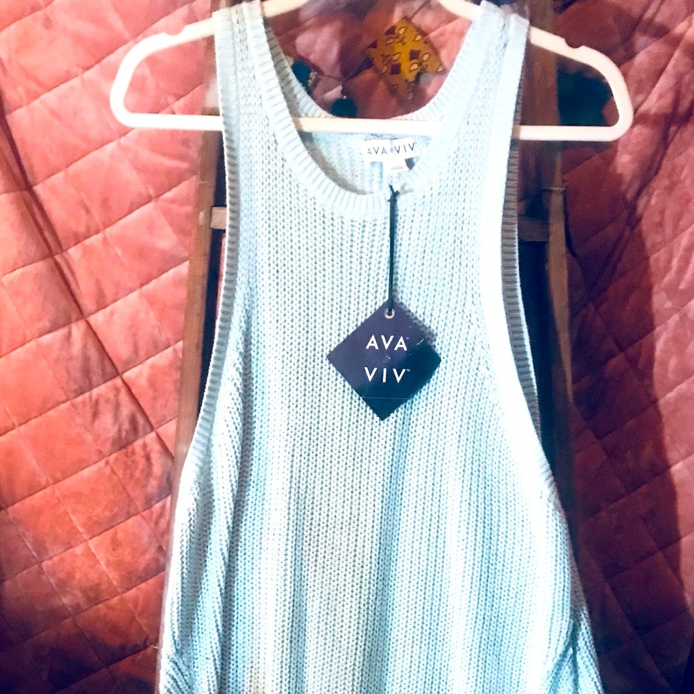 Ava + Viv cable knit sweater dress size 2x